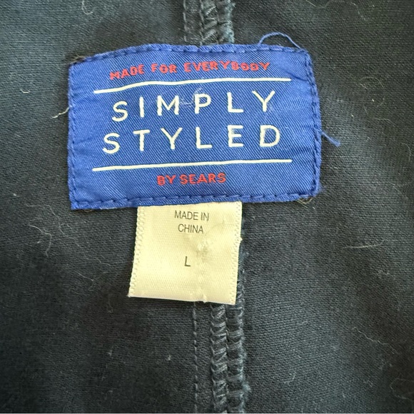 Simply Styled Dark Blue Military Jacket - Picture 3 of 4